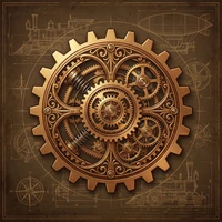 澳门体彩蒸汽朋克齿轮标志